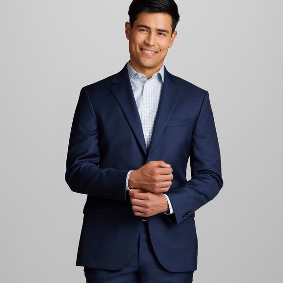 NEW Jos. A. Bank Tailored Fit Bright Navy Suit Jacket 48 Regular 48R - Picture 1 of 5
